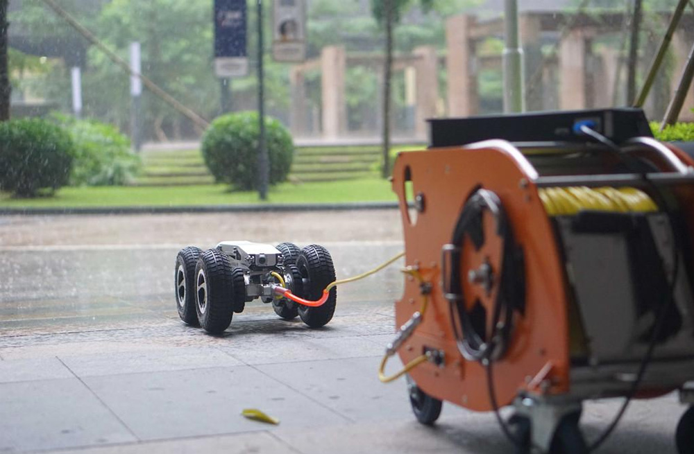 王子楼村管道检测机器人