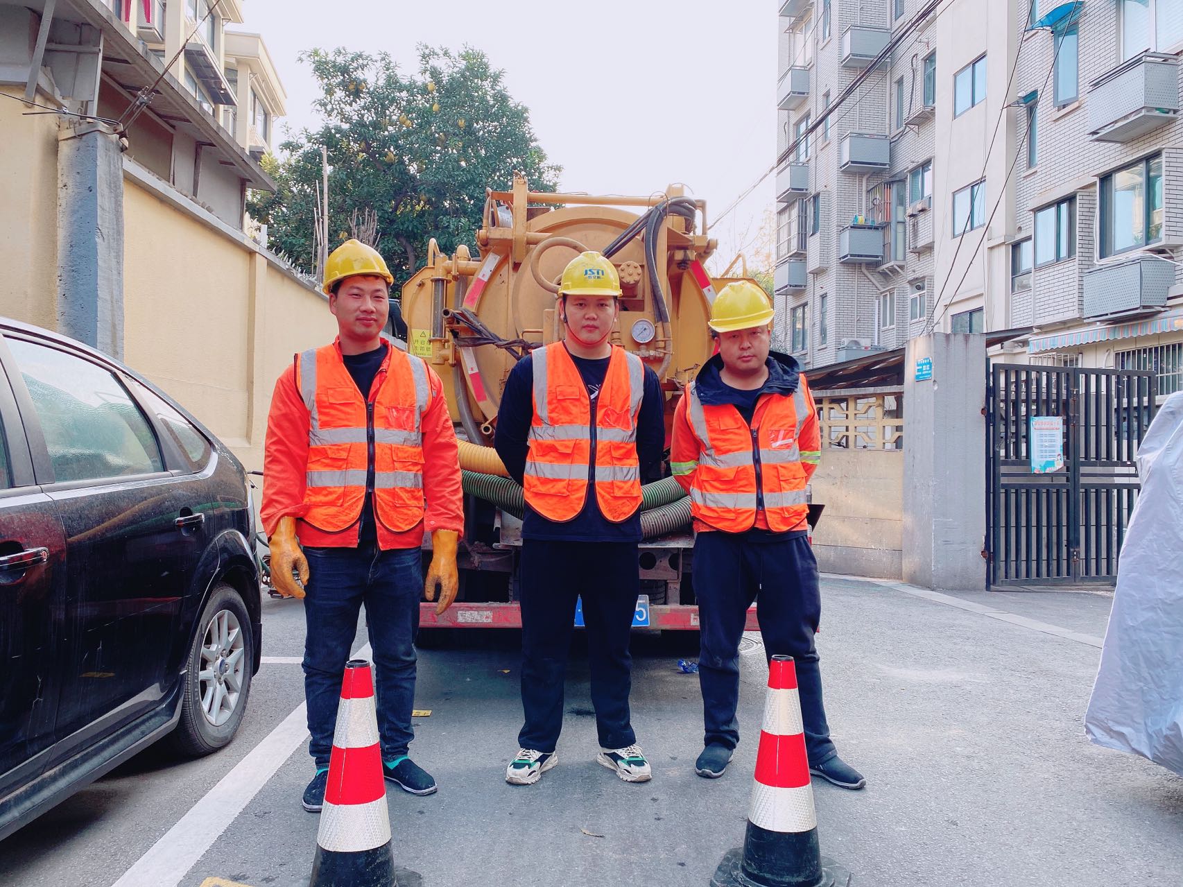 王子楼村南京某小区管道清淤检测施工